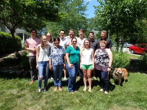 Shelly Gaynor and researchers from NSF REU at the University of Missouri.