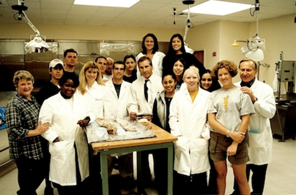 Dissection Techniques students after a class session