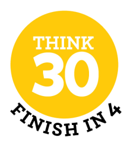 Think 30 Finish in 4 Logo